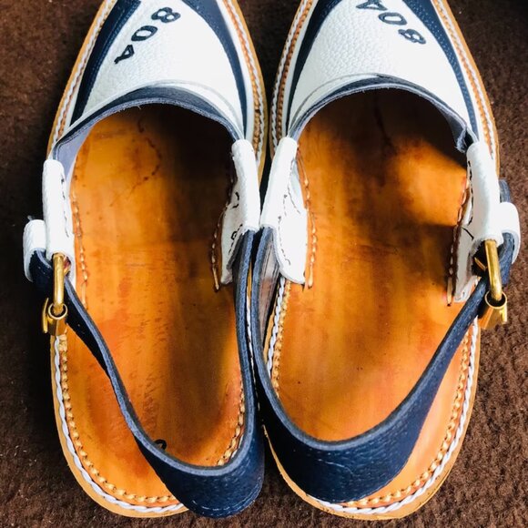 Handmade Kaptaan Chappal: Peshawari Leather Sandals, Traditional Style - Picture 6 of 11